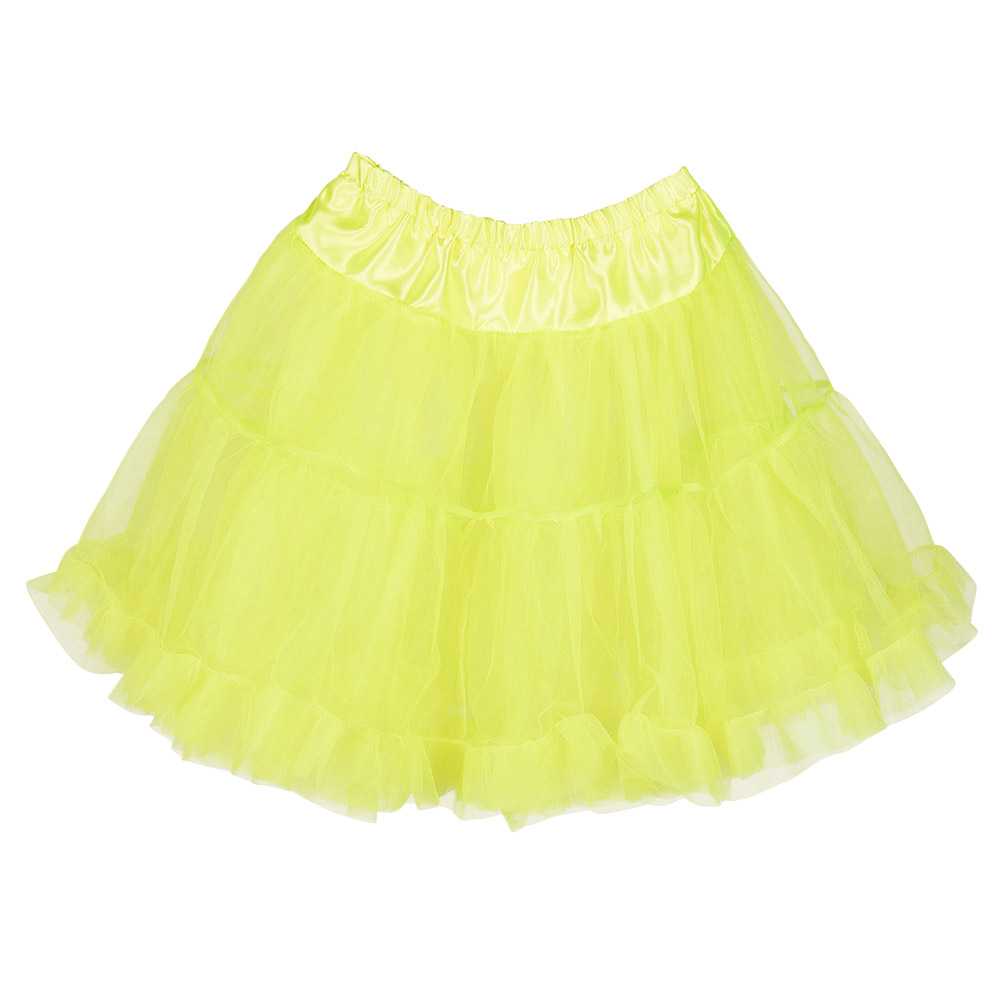 Petticoat deluxe neongeel (M)