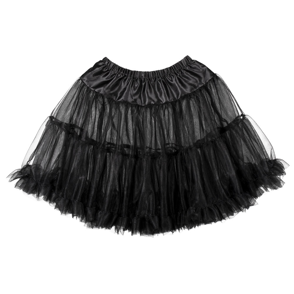 St. Petticoat de luxe zwart (M/L stretch)