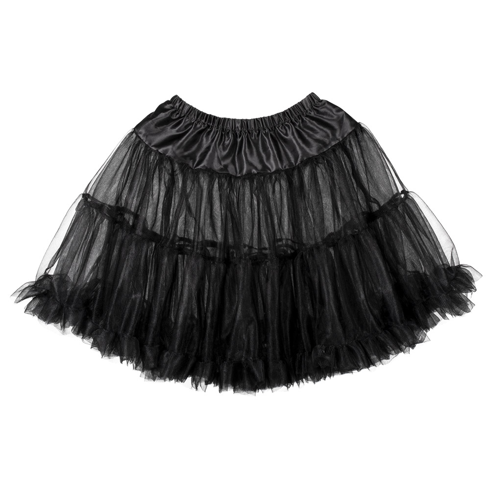 Petticoat deluxe zwart (M)