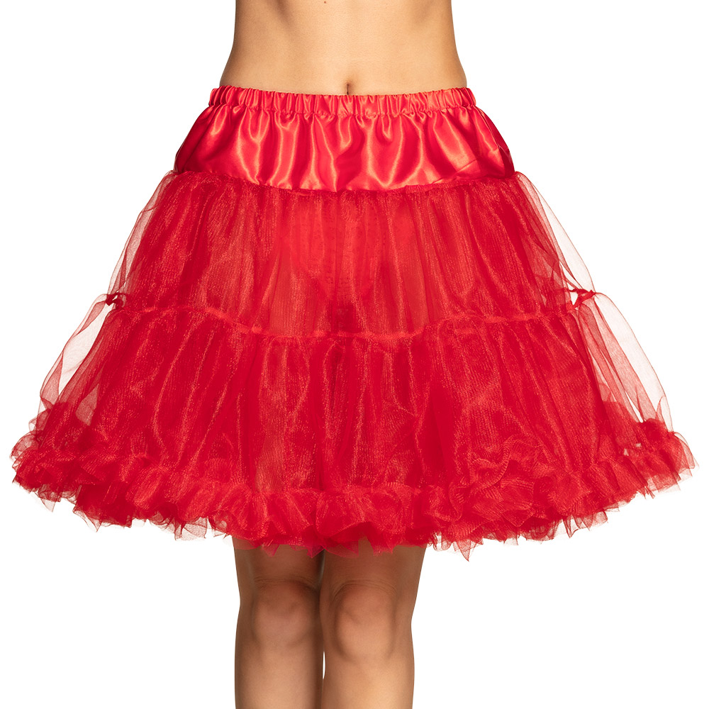 St. Petticoat de luxe rood (M/L stretch)