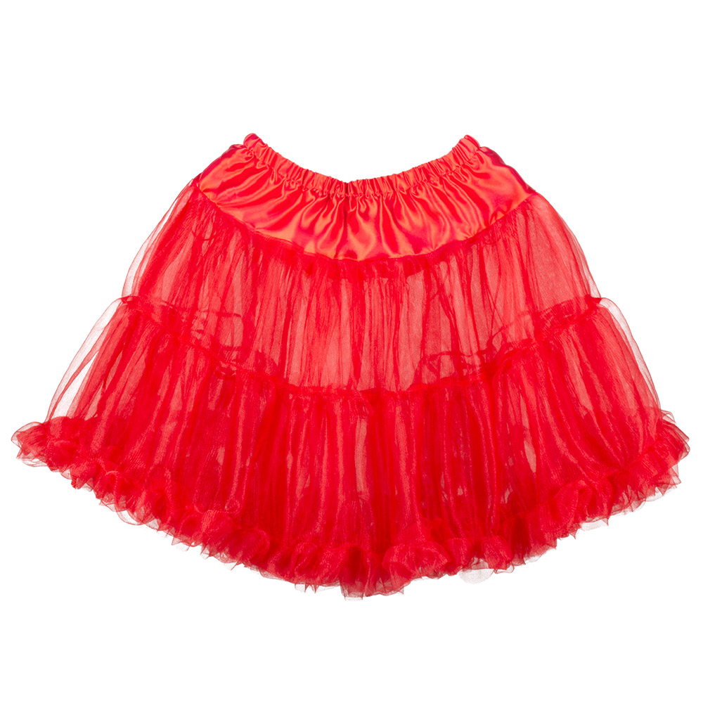 St. Petticoat de luxe rood (M/L stretch)