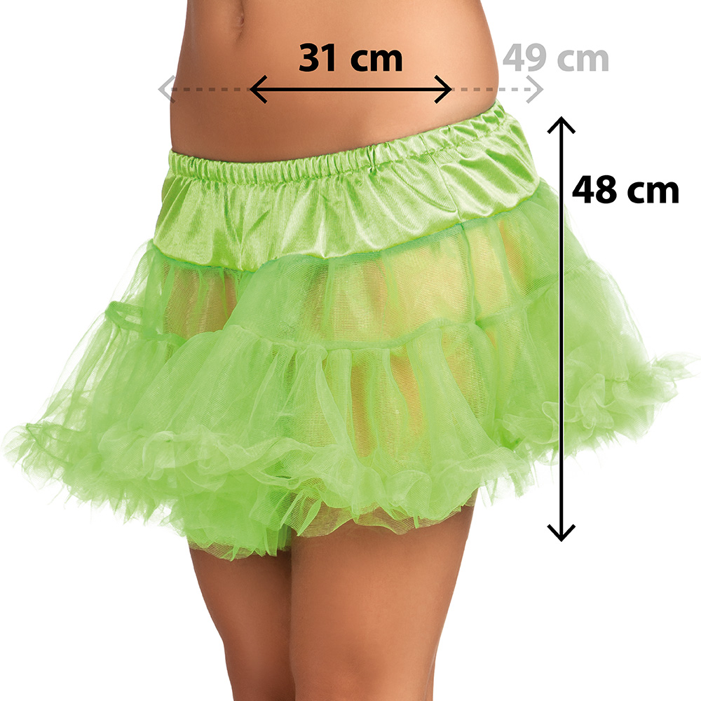 Petticoat 6 kleuren ass. (M/L)