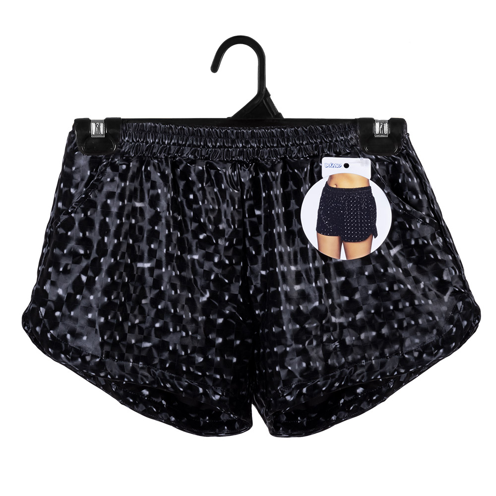 Hotpants Sporty zwart (M/L stretch)