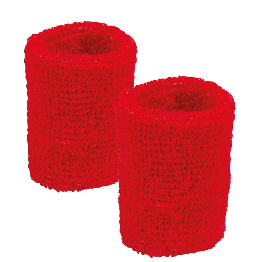 Set 3 zweetbandjes rood