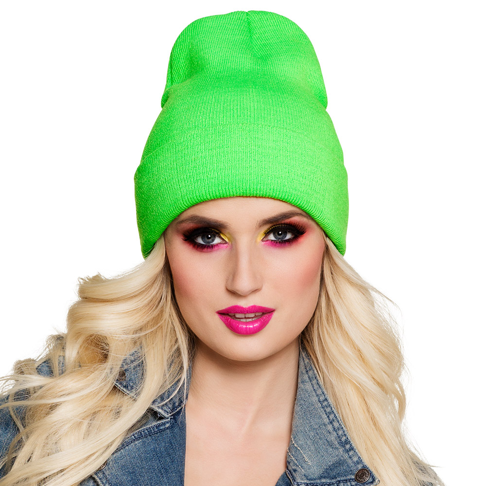 Beanie 4 neonkleuren ass. UV