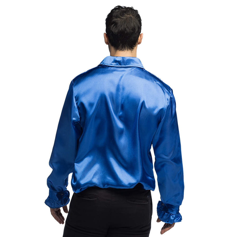 Partyshirt blauw (L)