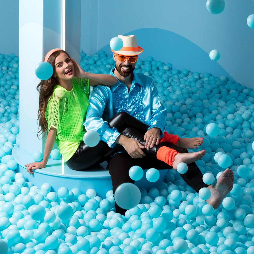 Legging Glance zwart (M stretch)