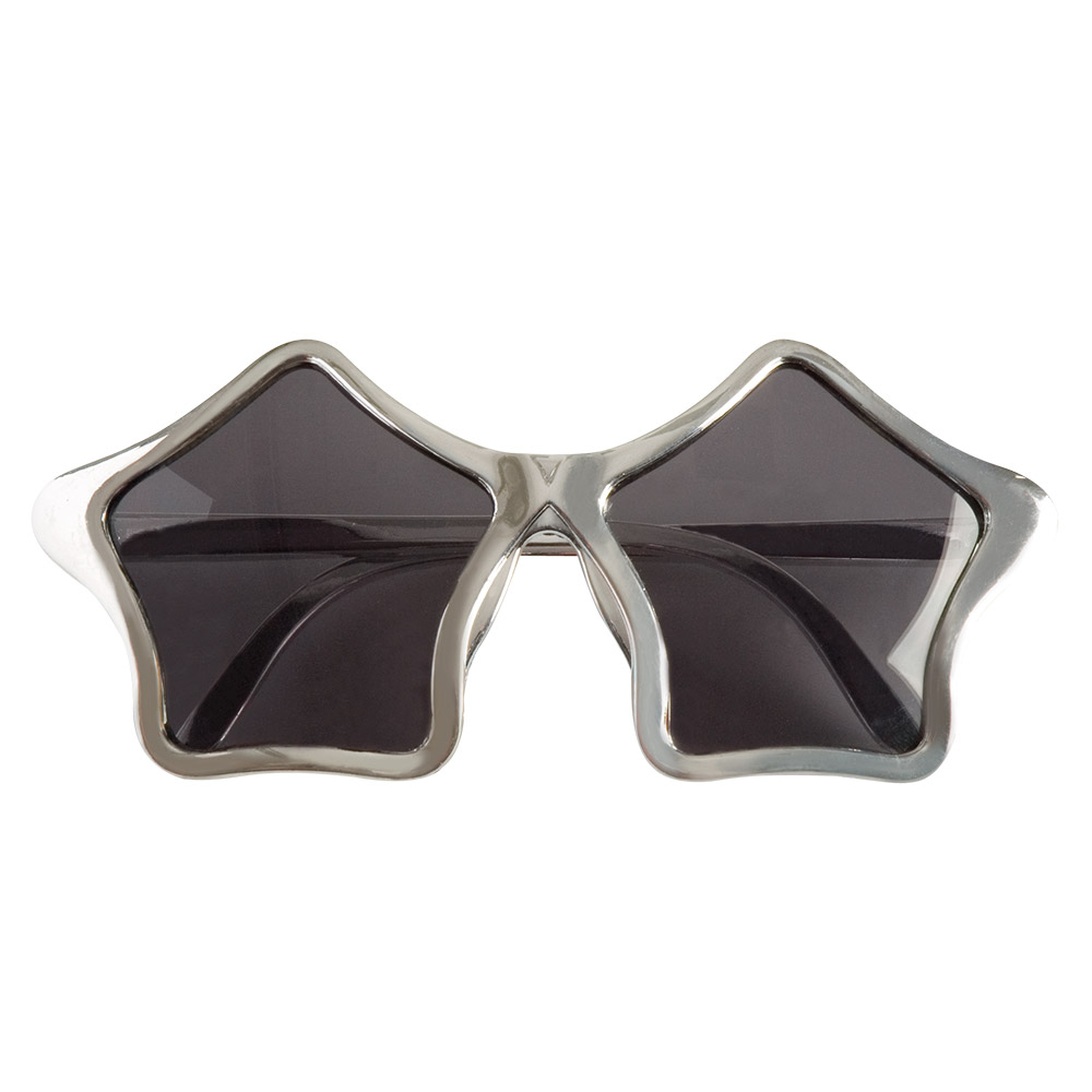 Partybril Ster 3 kleuren ass.