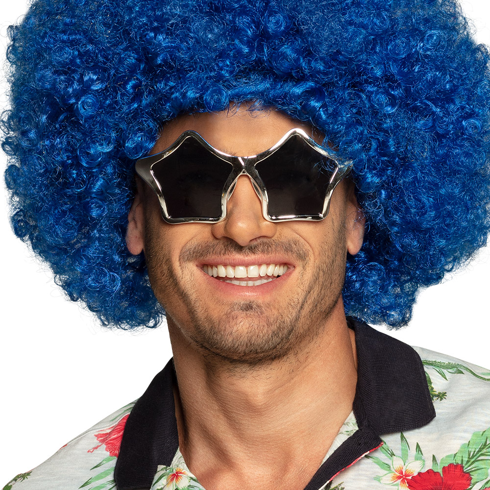 Partybril Ster 3 kleuren ass.