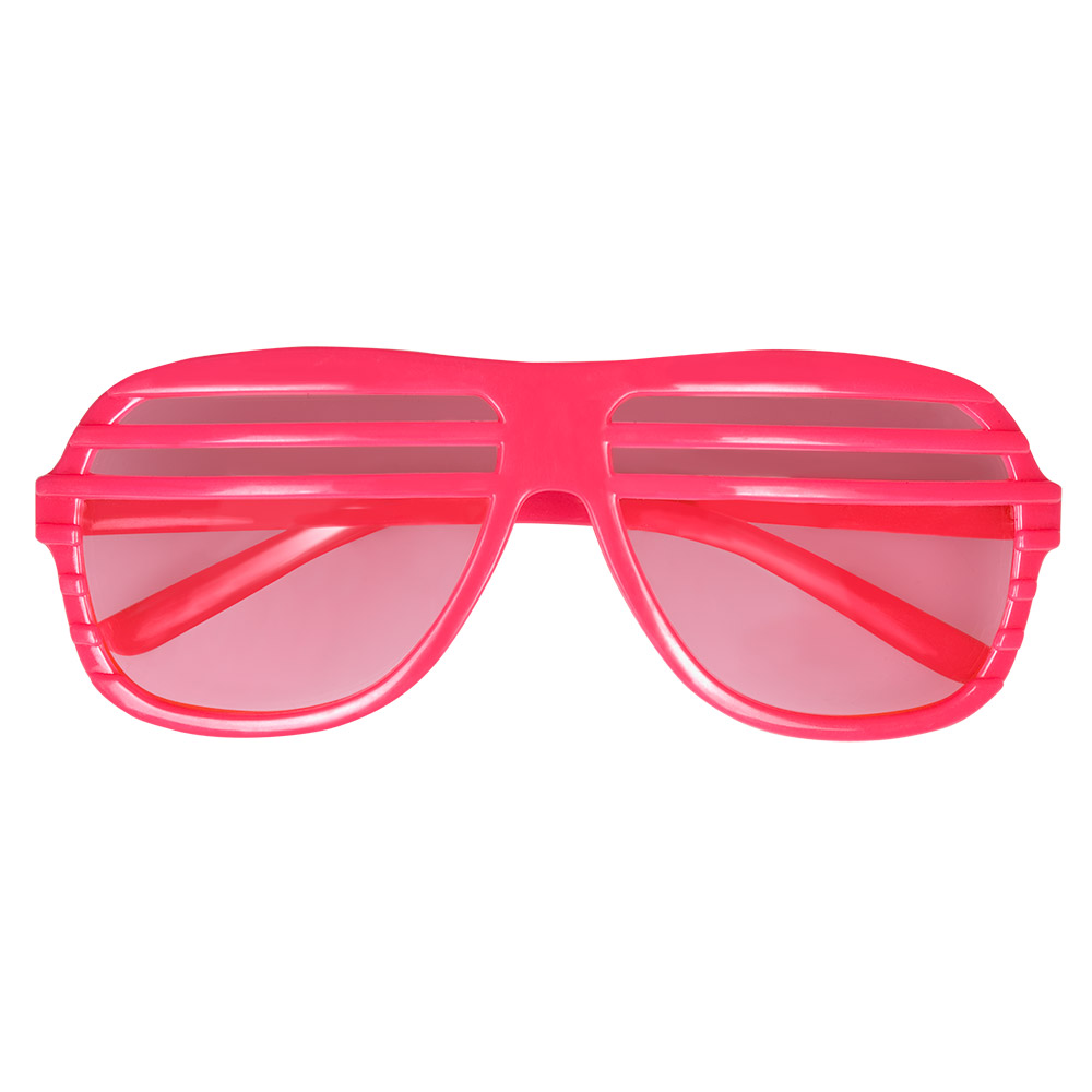 Partybril Vegas 4 neonkleuren ass. UV