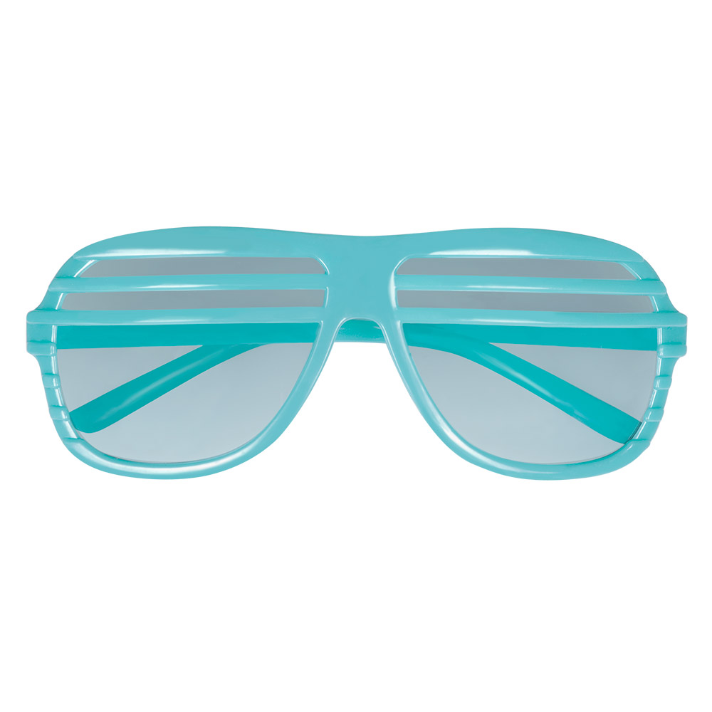 Partybril Vegas 4 neonkleuren ass. UV