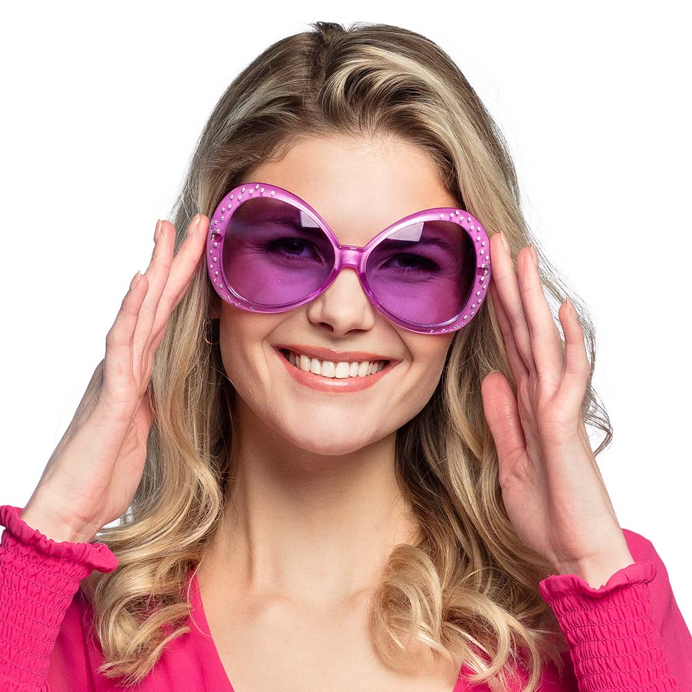 Partybril Chill diamond 4 kleuren ass.