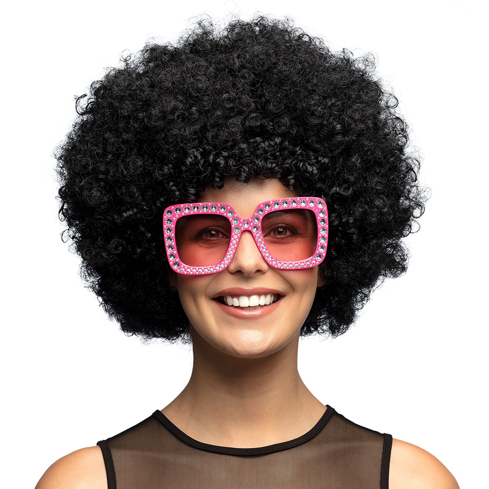 Partybril Bling bling roze UV