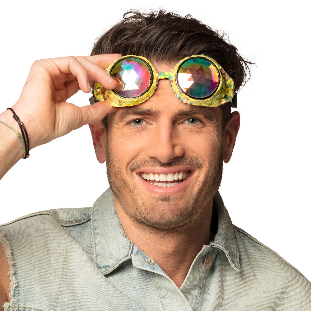 Partybril Mirage goud