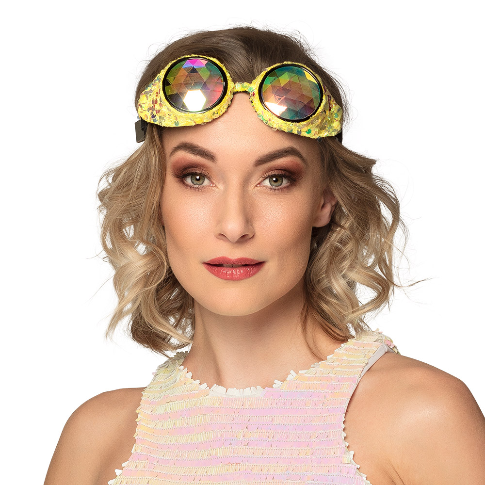 Partybril Mirage goud