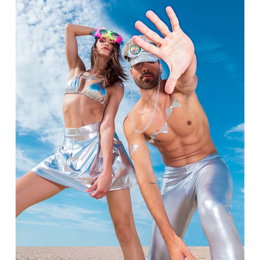 Partybril Mirage zilver