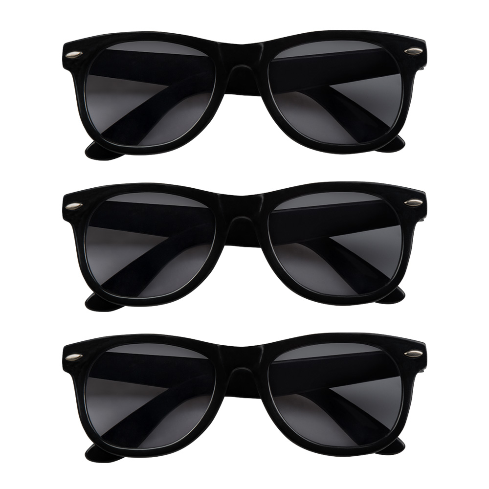 Set 3 partybrillen Blues