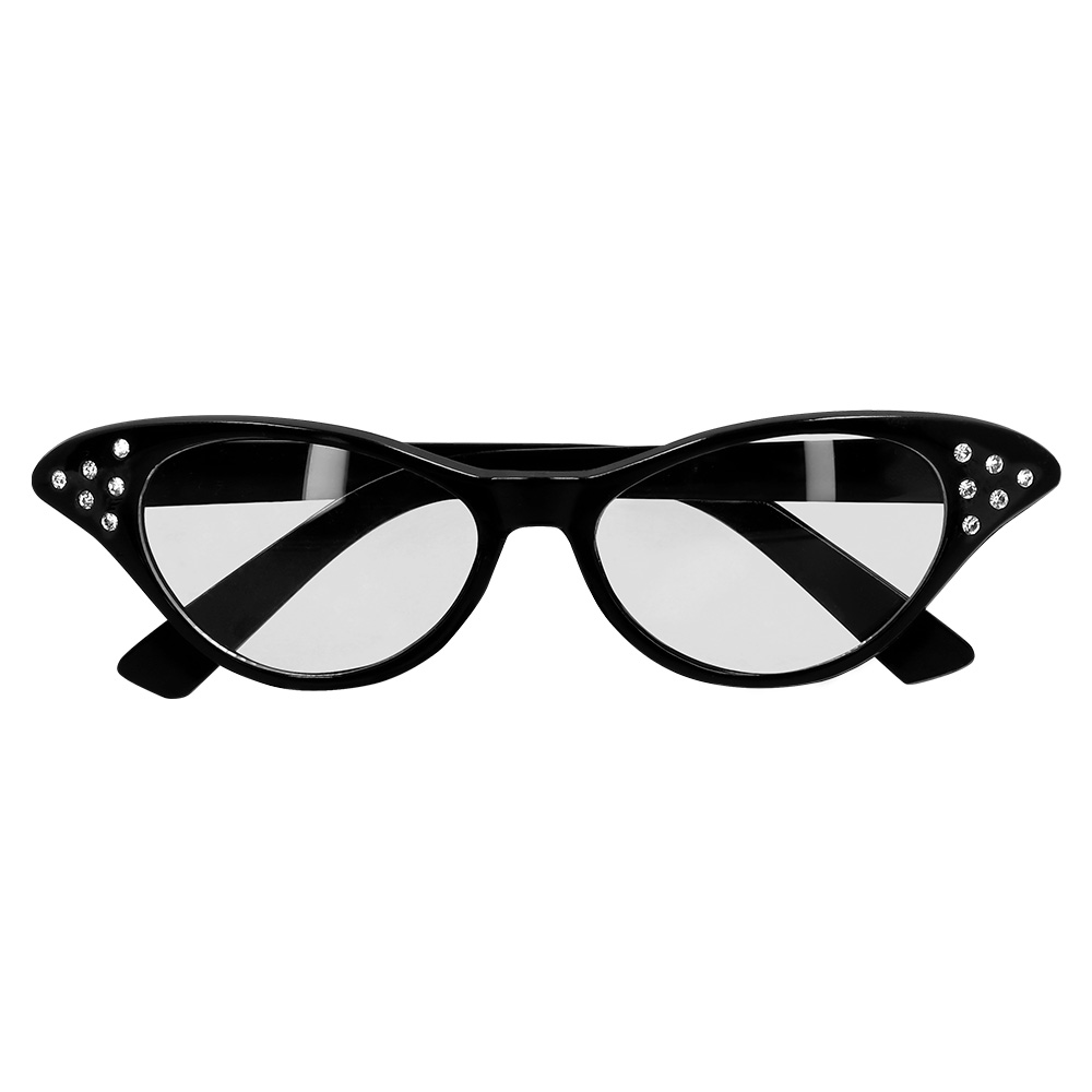 St. Partybril 50's babe zwart