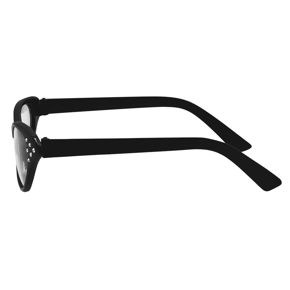 Partybril 50's babe zwart