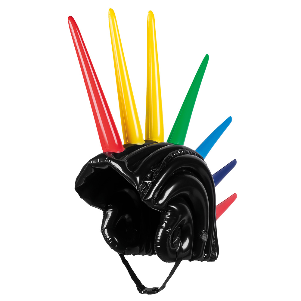 Opblaasbare spikes helm (52 cm)