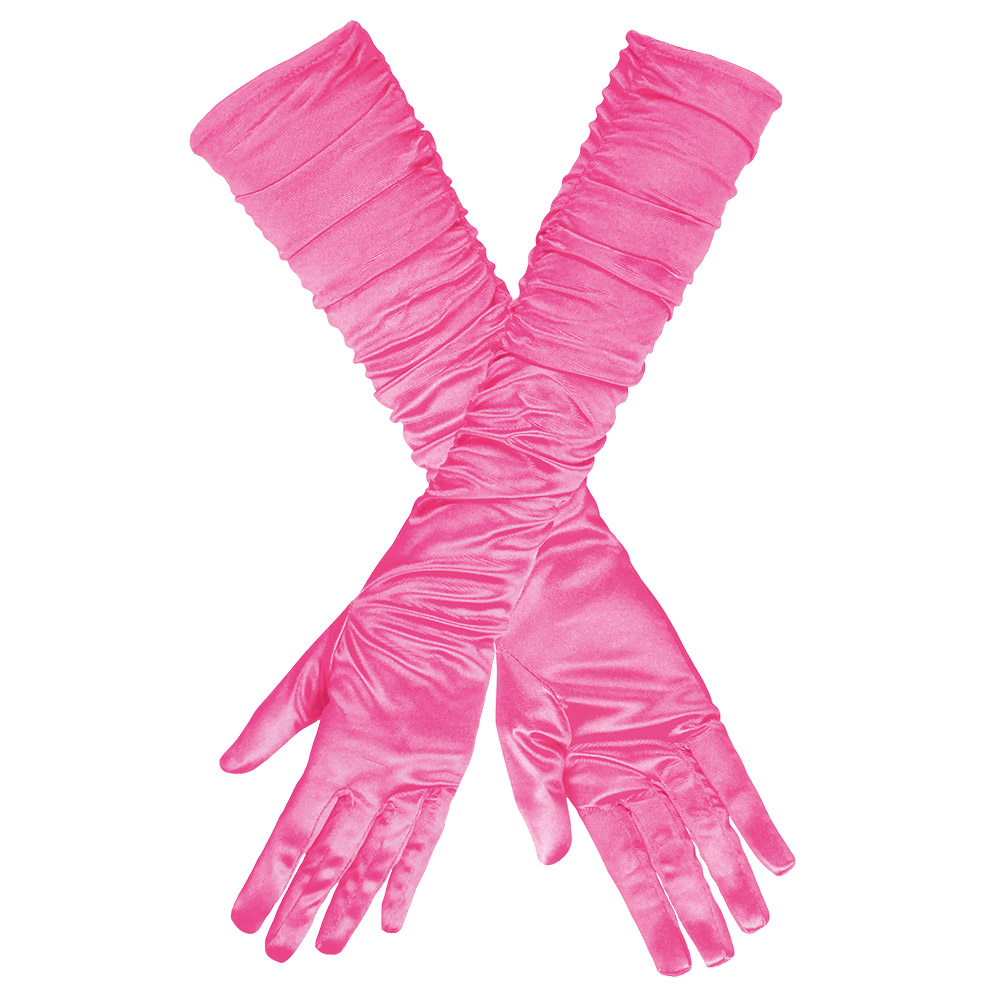 Paar handschoenen elleboog Hollywood 6 kleuren ass.