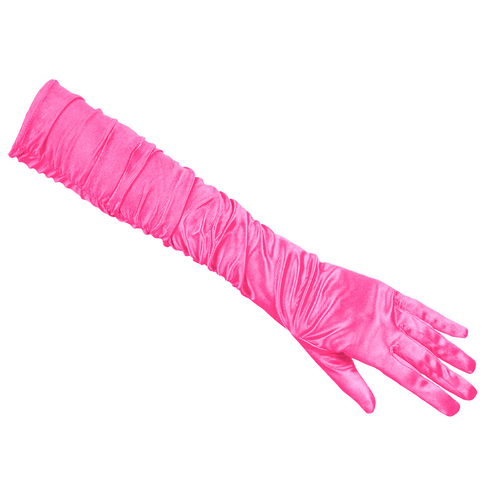 Paar handschoenen elleboog Hollywood 6 kleuren ass.