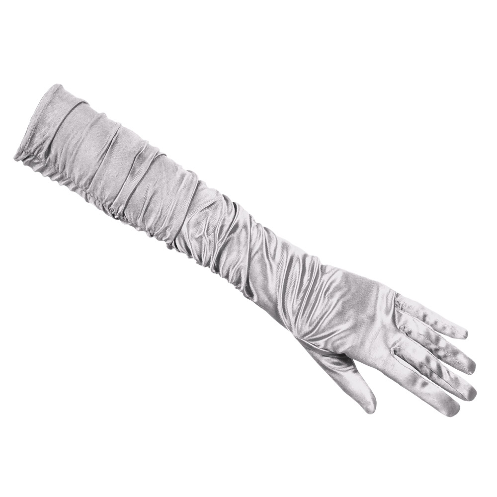 Paar handschoenen elleboog Hollywood 6 kleuren ass.