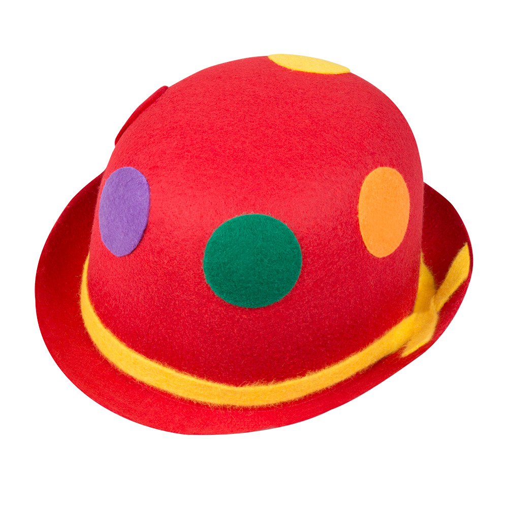 Hoed Binky bowler 6 kleuren ass.