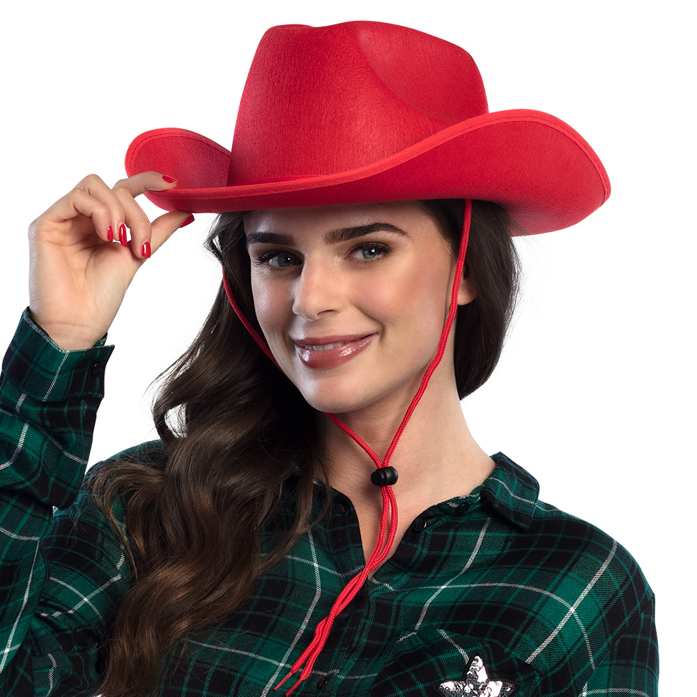 Cowboyhoed Rodeo rood