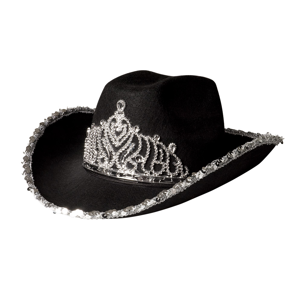 Cowboyhoed Glimmer 4 kleuren ass.