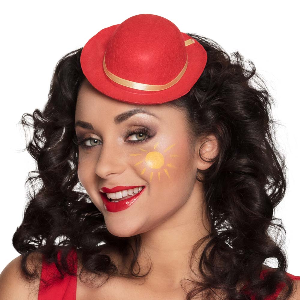 Minihoed Dazzler 6 kleuren ass.