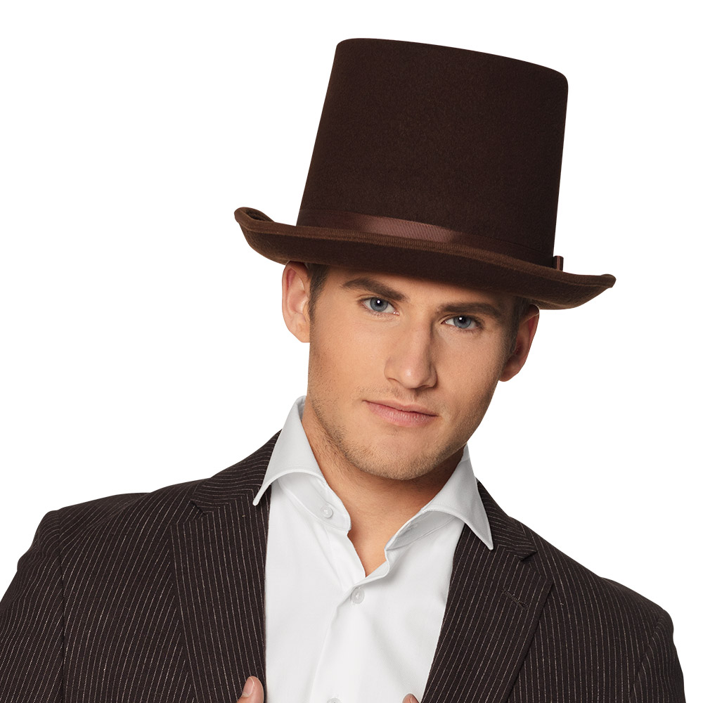 Hoed Byron bruin (high quality)