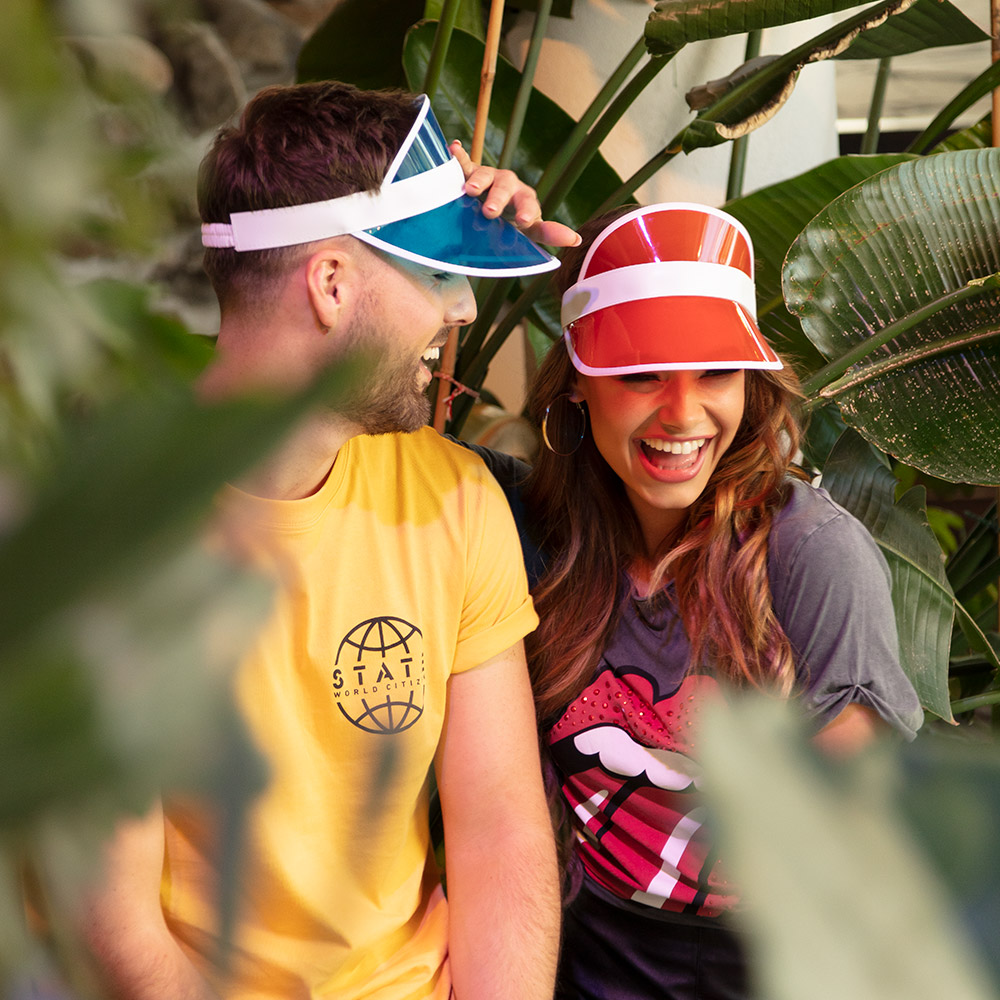 Zonneklep 4 kleuren ass.