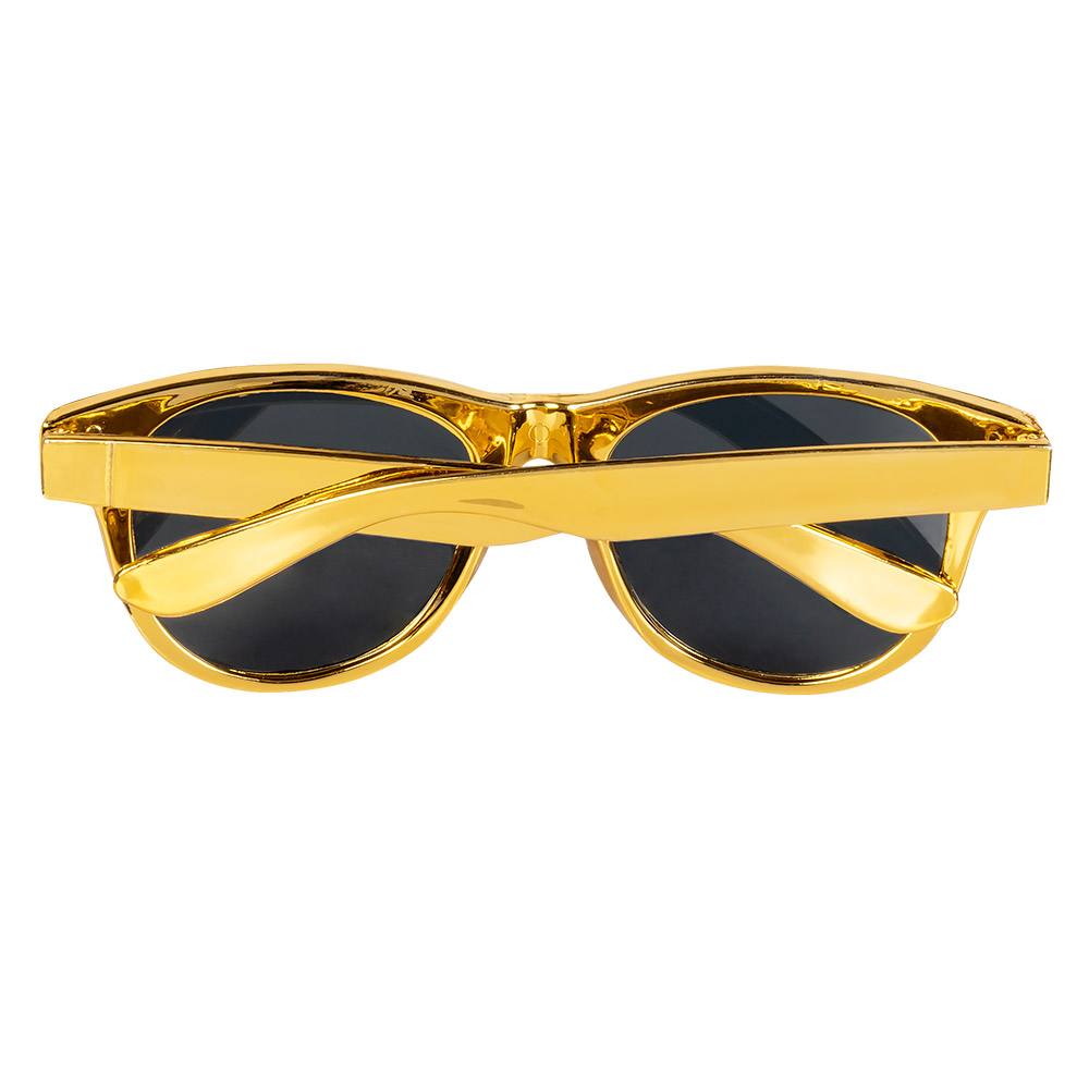 Accessoireset goud (partybril, vlinderstrik en bretels)