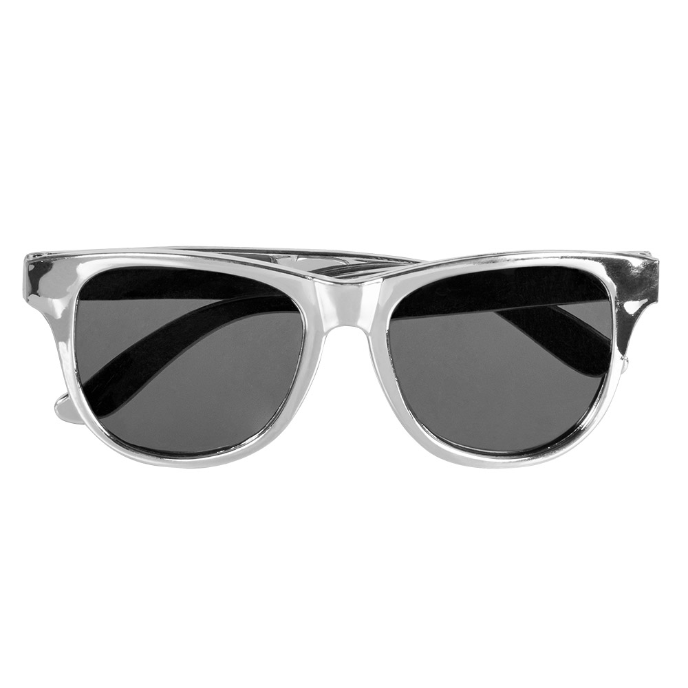 Set Pailletten zilver (partybril, vlinderstrik en bretels)