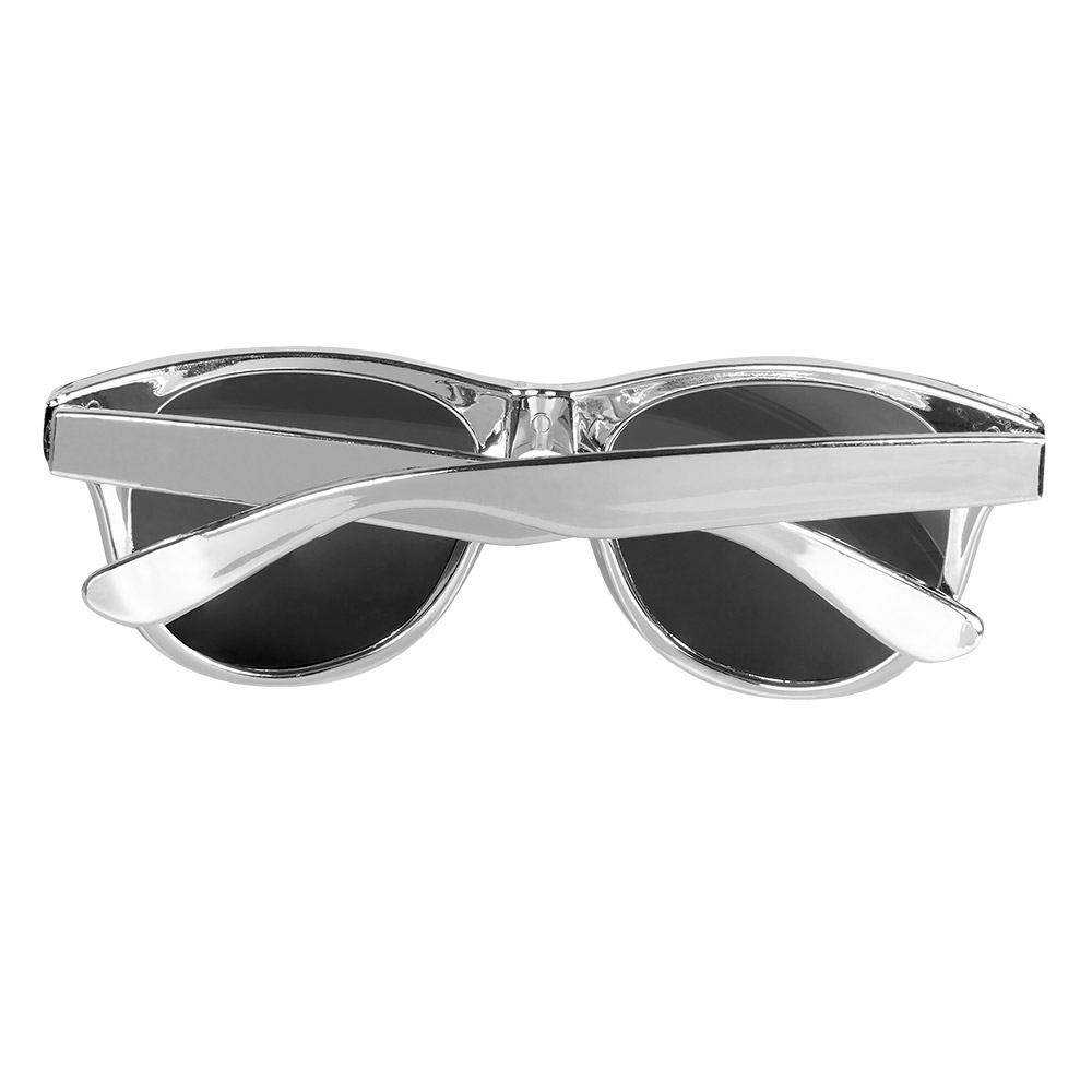 Set Pailletten zilver (partybril, vlinderstrik en bretels)