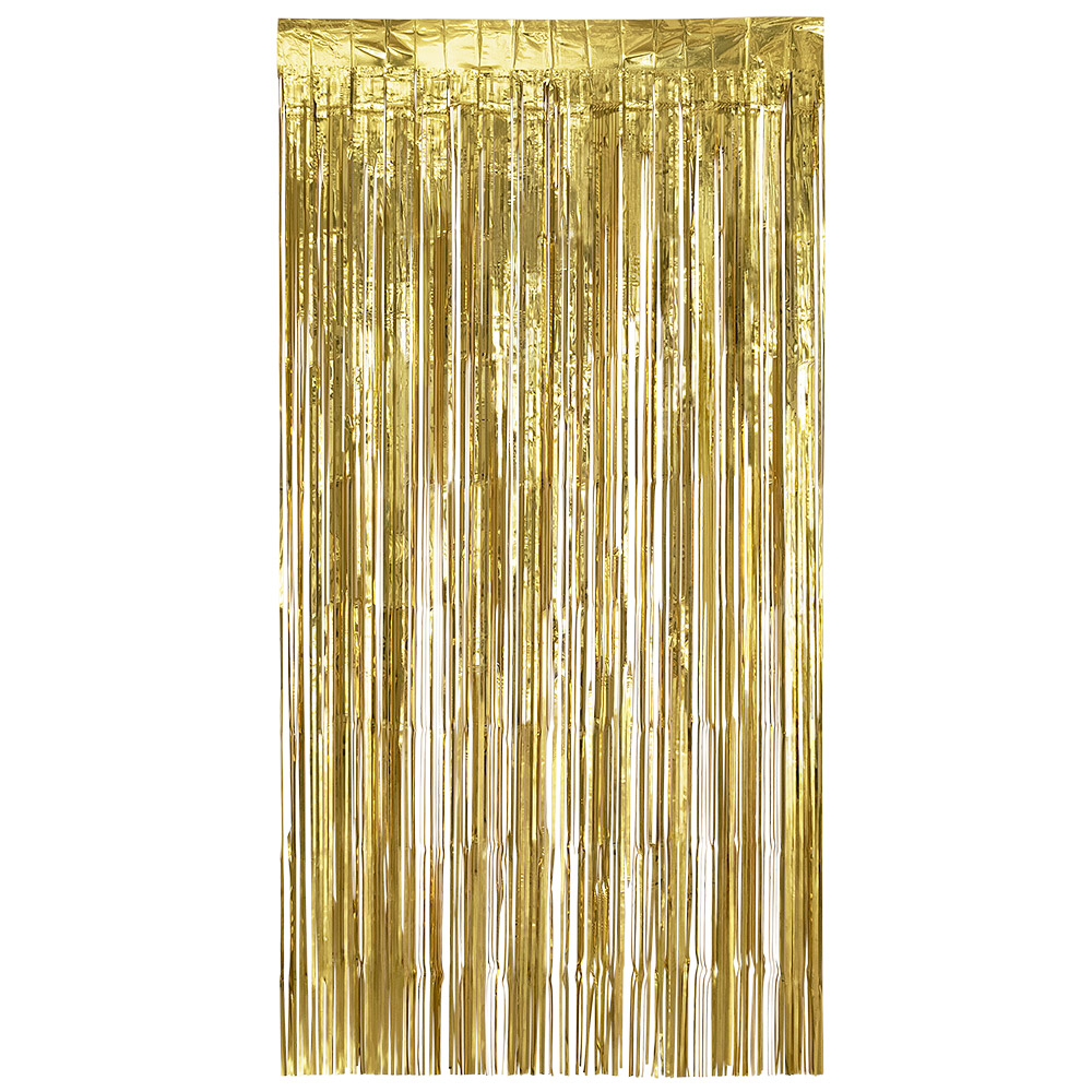 St. Foliegordijn goud metallic (200 x 100 cm)