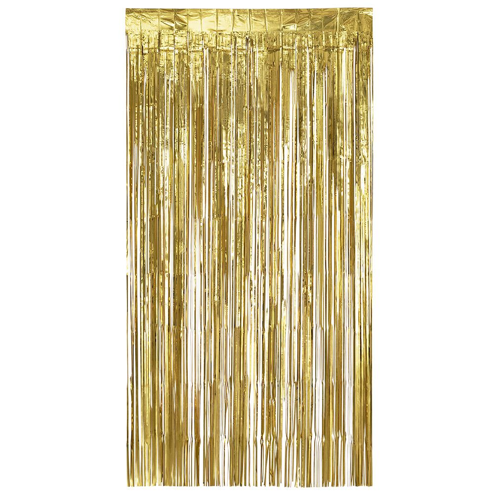 Foliegordijn Metallic goud (200 x 100 cm)