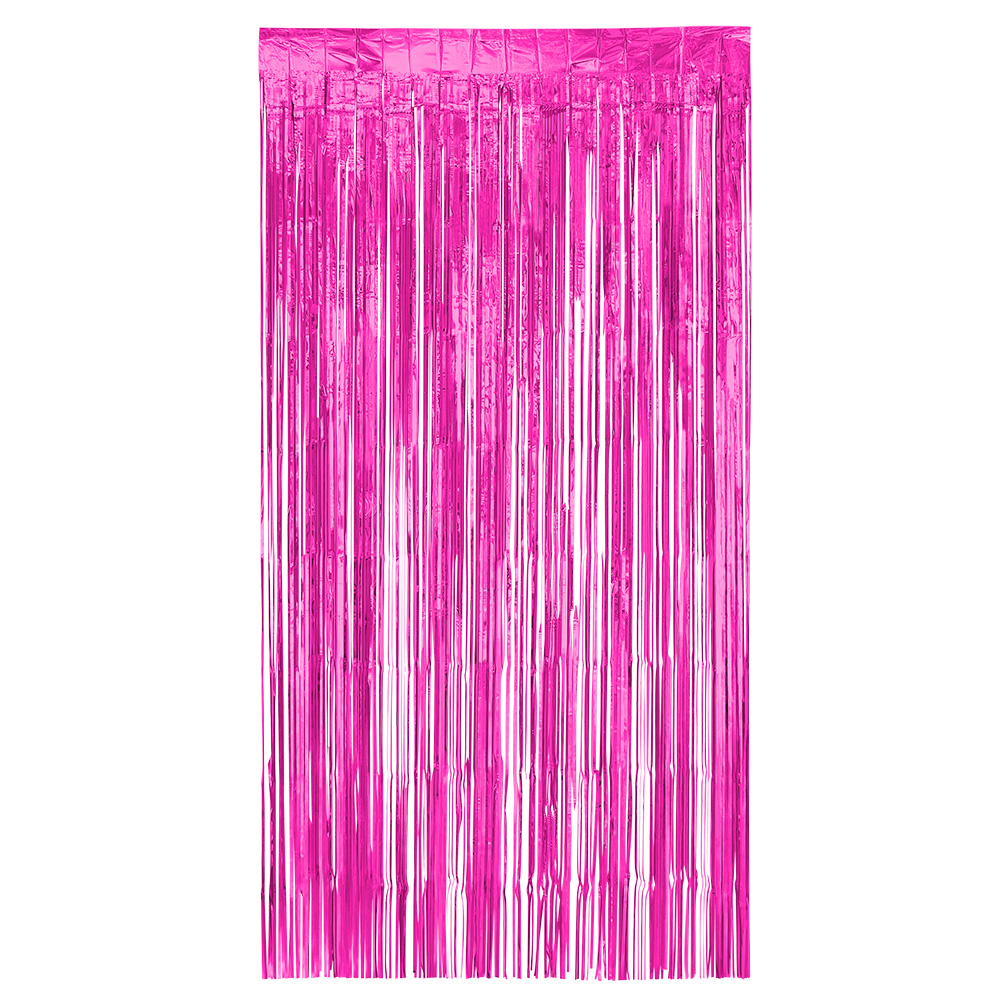 Foliegordijn Metallic roze (200 x 100 cm)