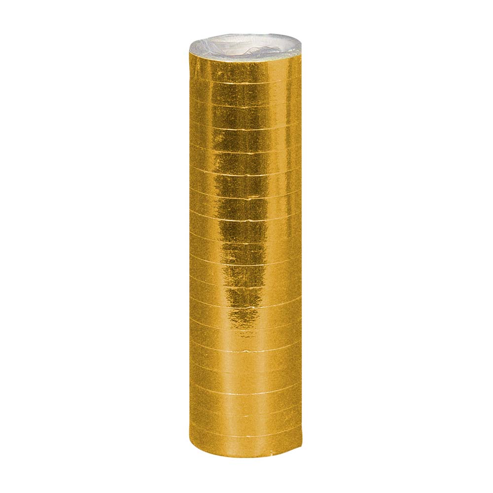 St. Rol papieren serpentines goud metallic (4 m)