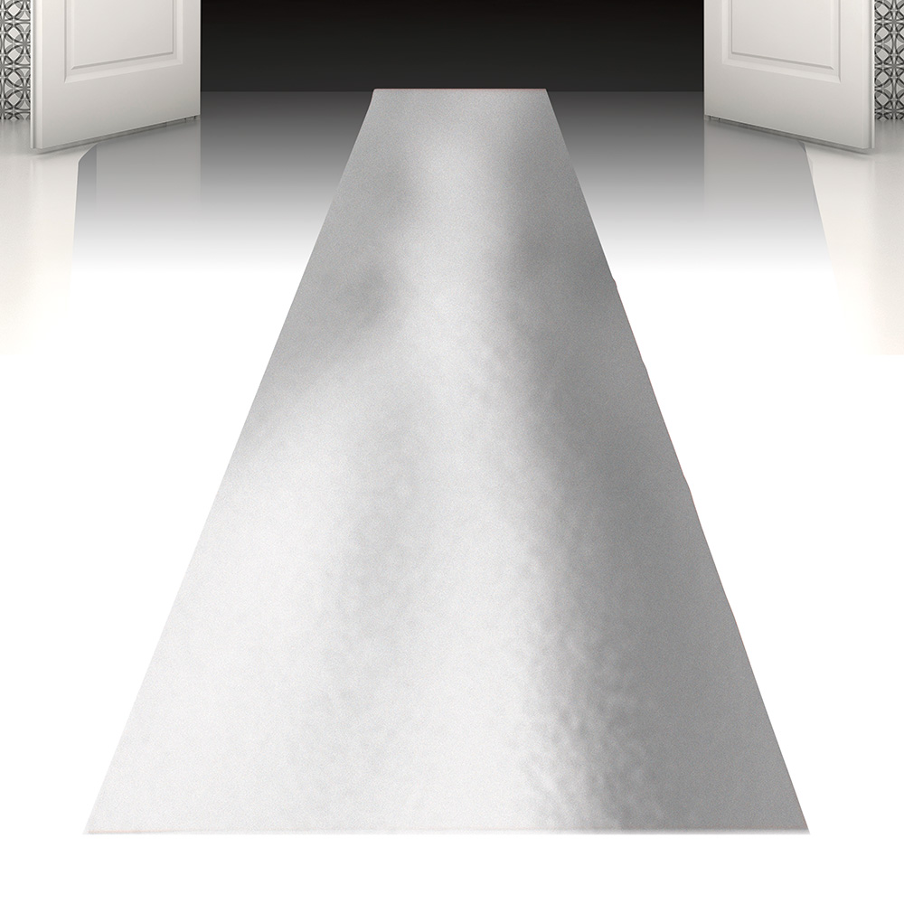 Loper zilver (450 x 60 cm)