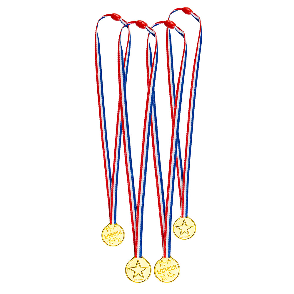 Set 4 Medailles (Ø 3.5 cm)