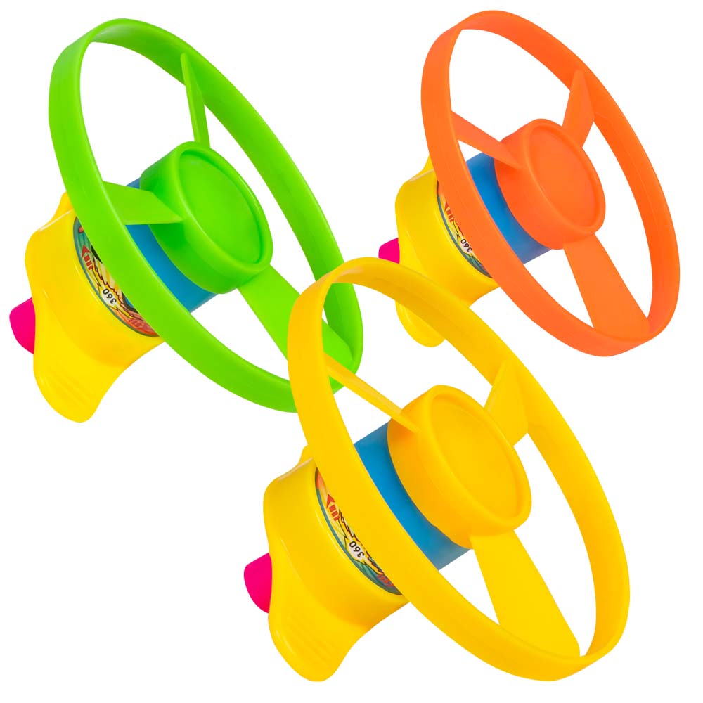 Set opwindhelikopter met 2 rotorbladen 3 kleuren (7 cm)