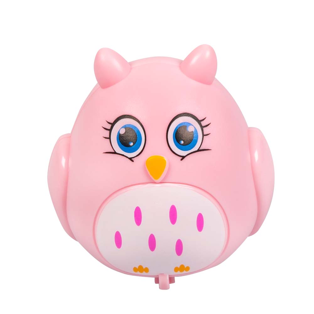 Set 4 terugtrekautootjes Dieren (4,5 x 5 cm)