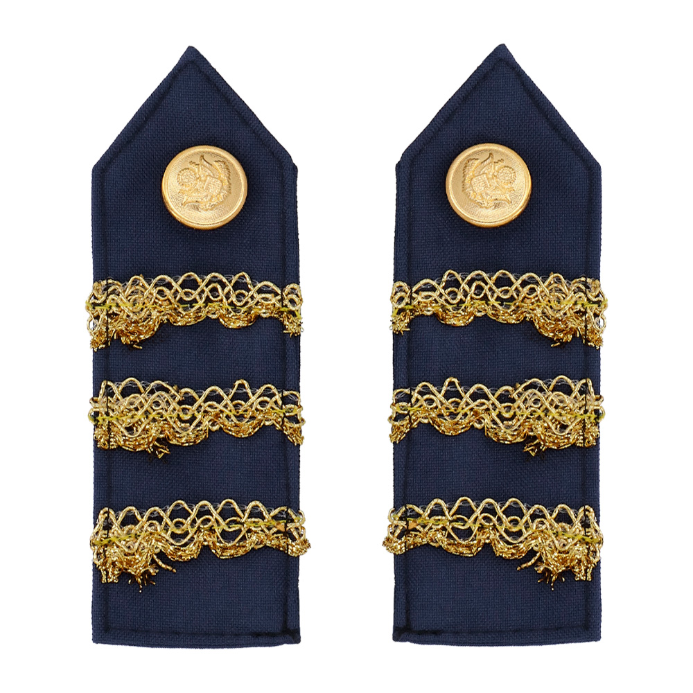 Set Piloot (partybril, badge en schouderstukken)