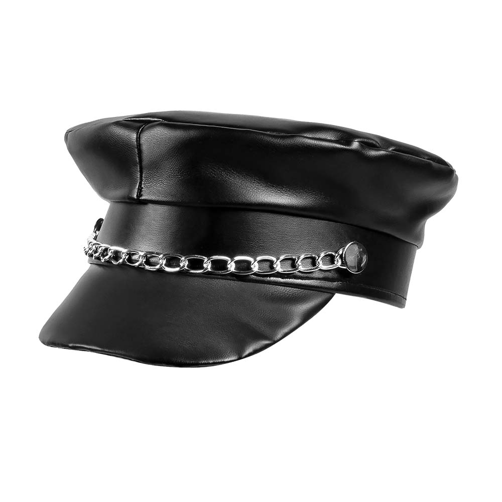 Set Rocker (pet, partybril, ketting, armband en snor)