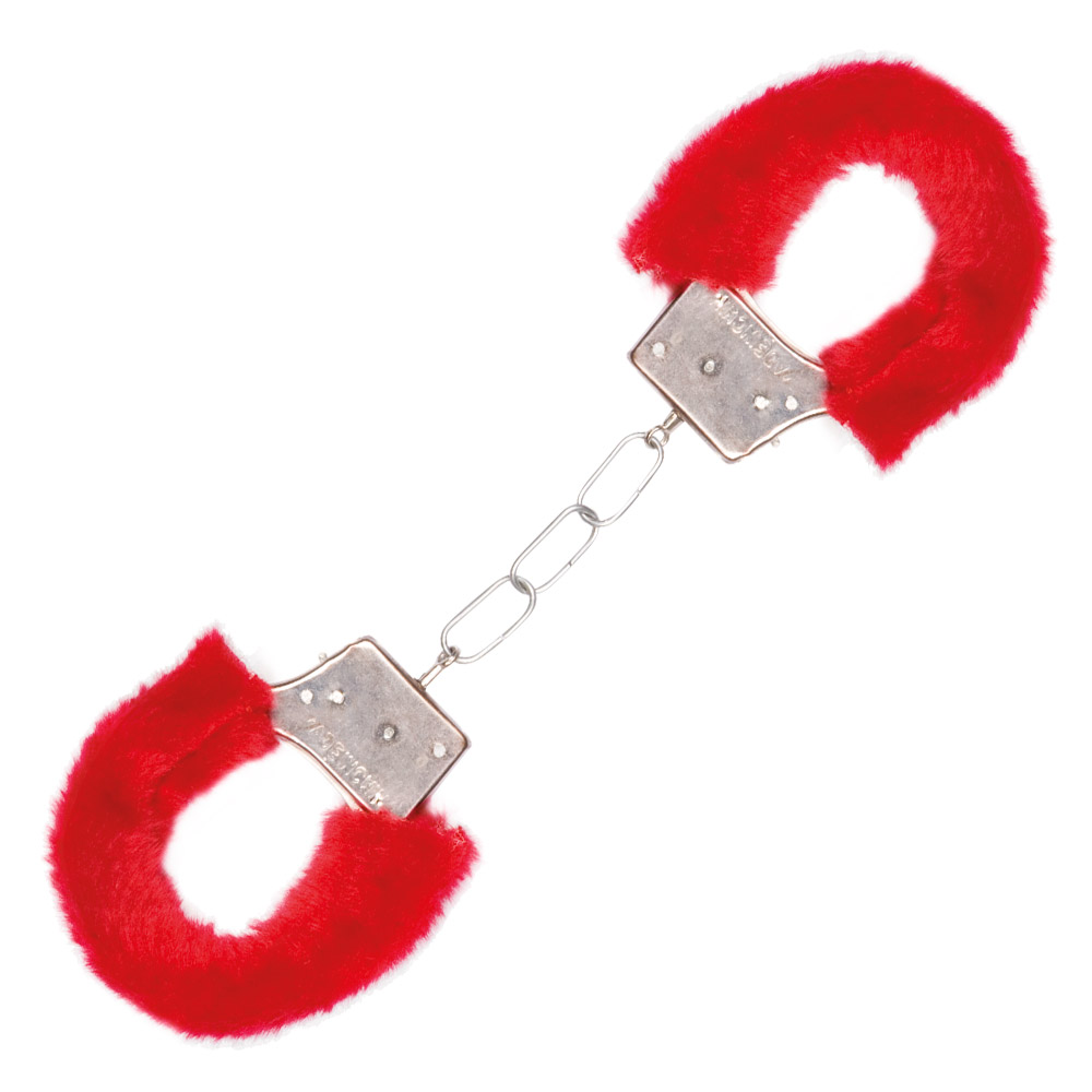 Pluchen handboeien 2 kleuren ass.