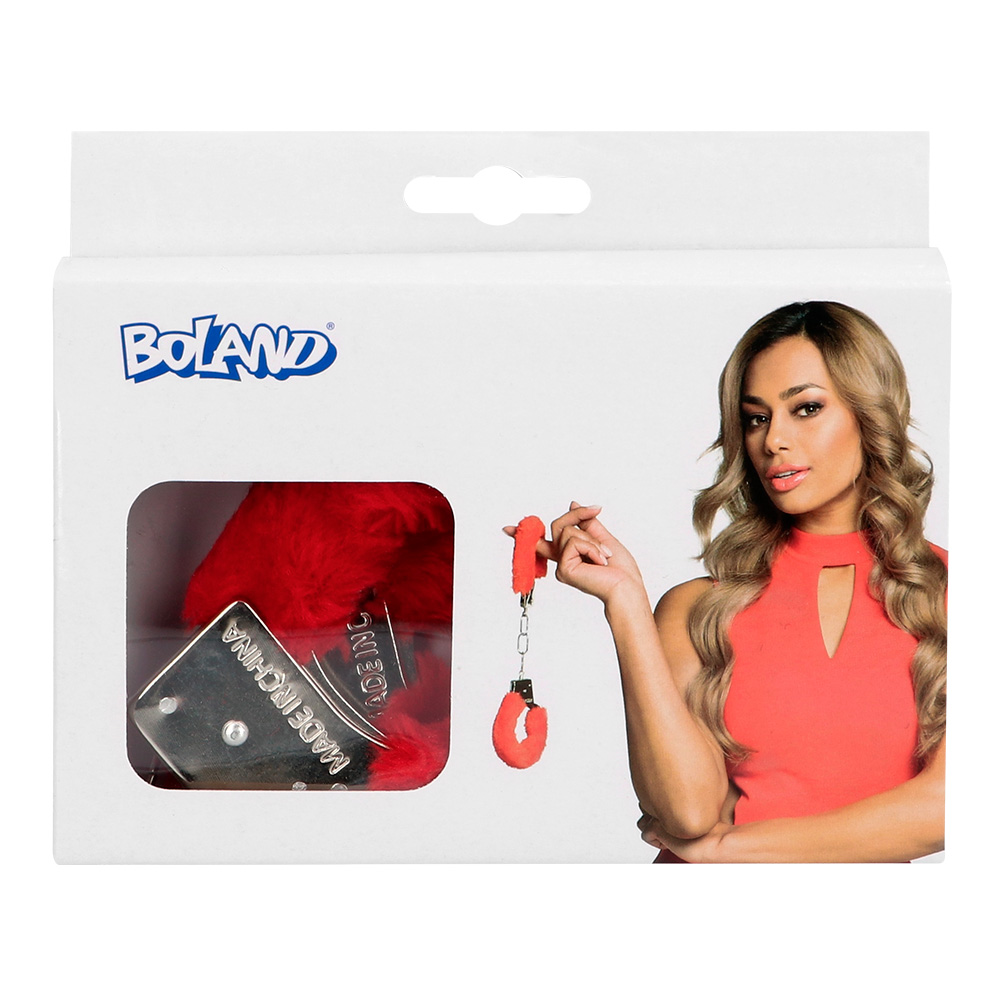 Pluchen handboeien 2 kleuren ass.