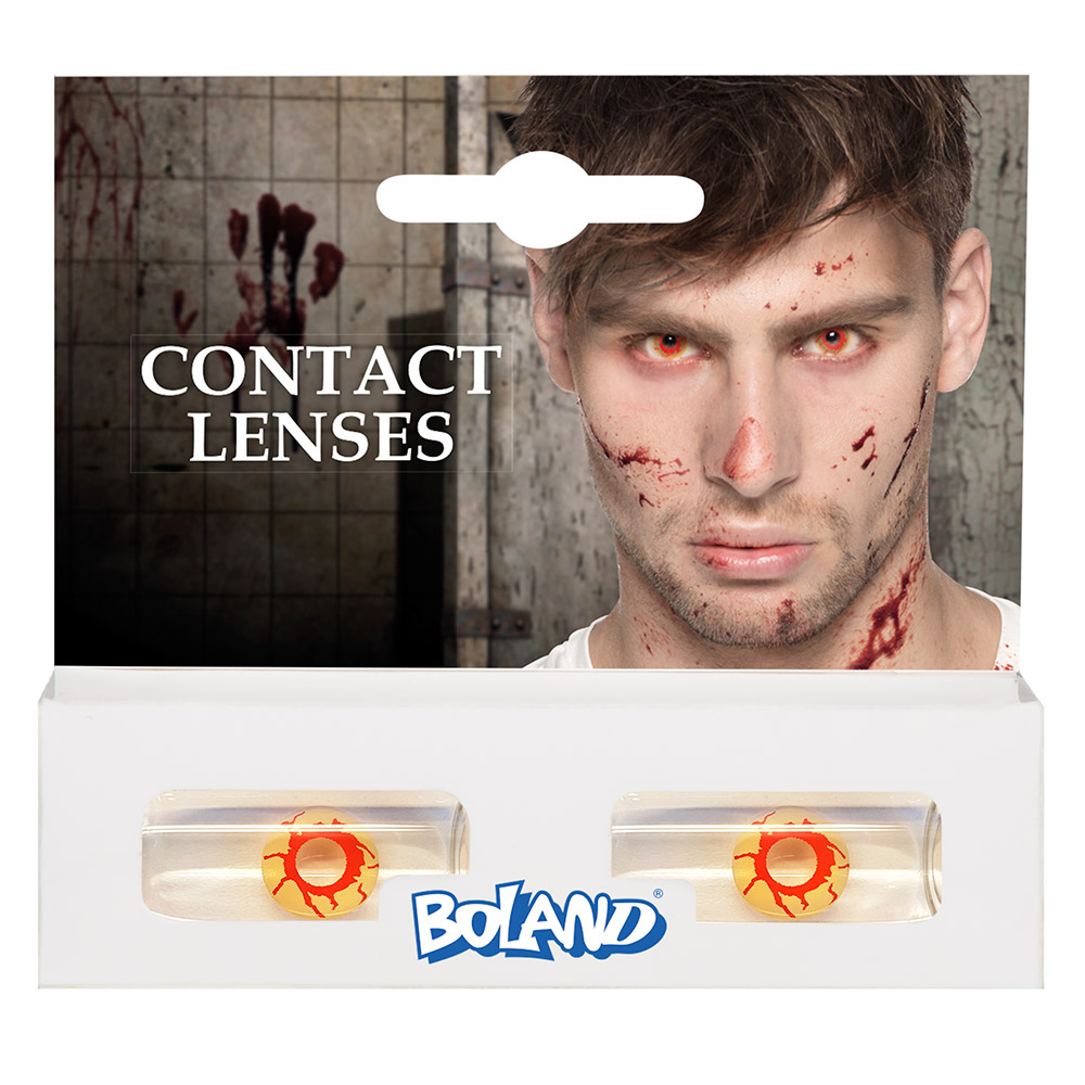 Paar 3-maandslenzen Bloodshot