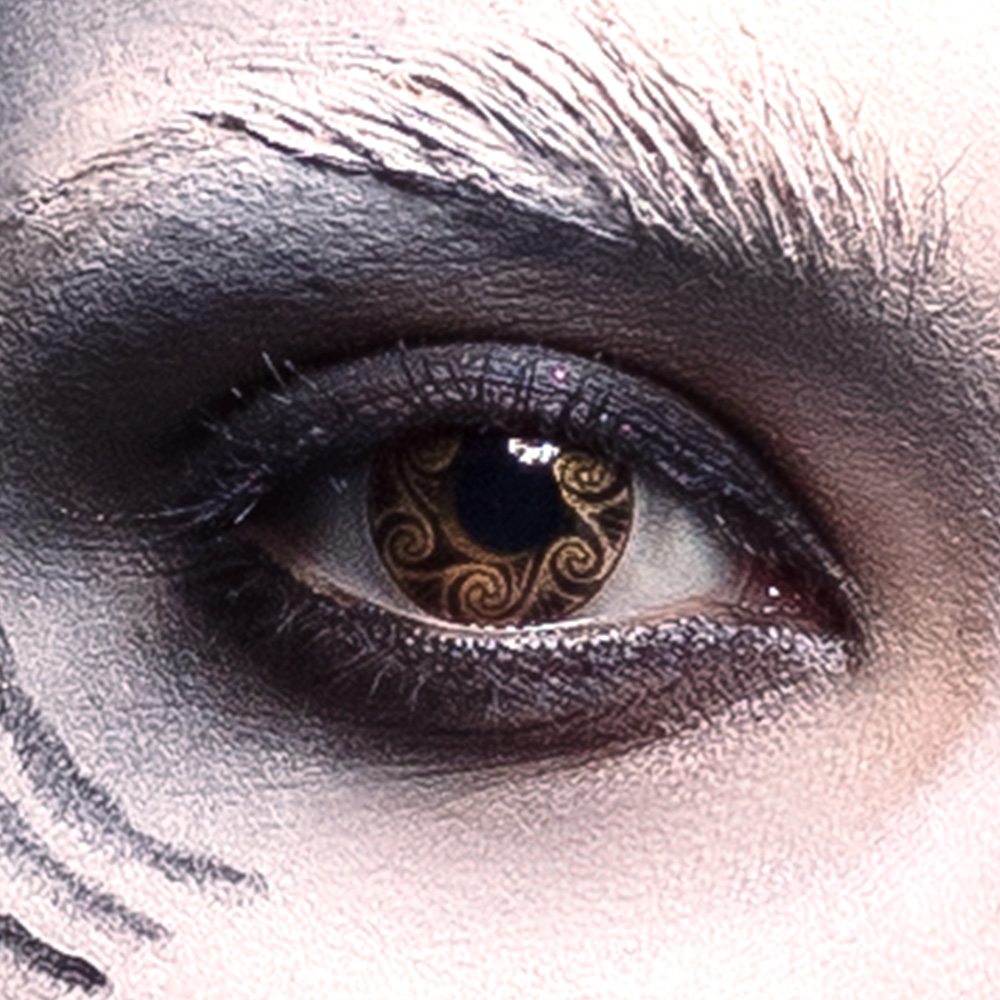 Paar 12-maandslenzen Voodoo swirl